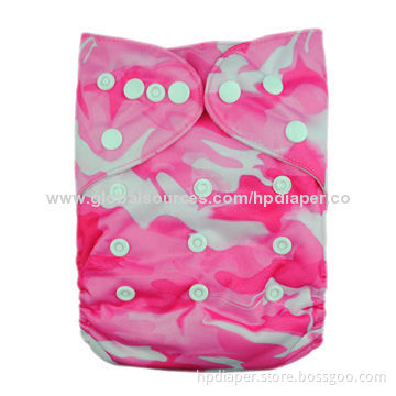 Babies' Pocket Cloth Diaper, 3-layer Ultra-absorbent Microfiber